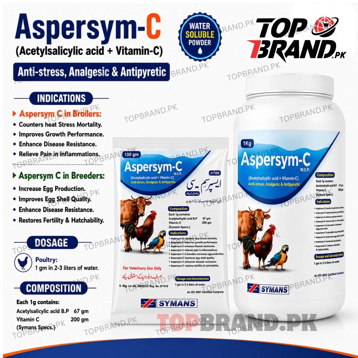 Aspersym-C (Acetylsalicylic Acid + Vitamin C)