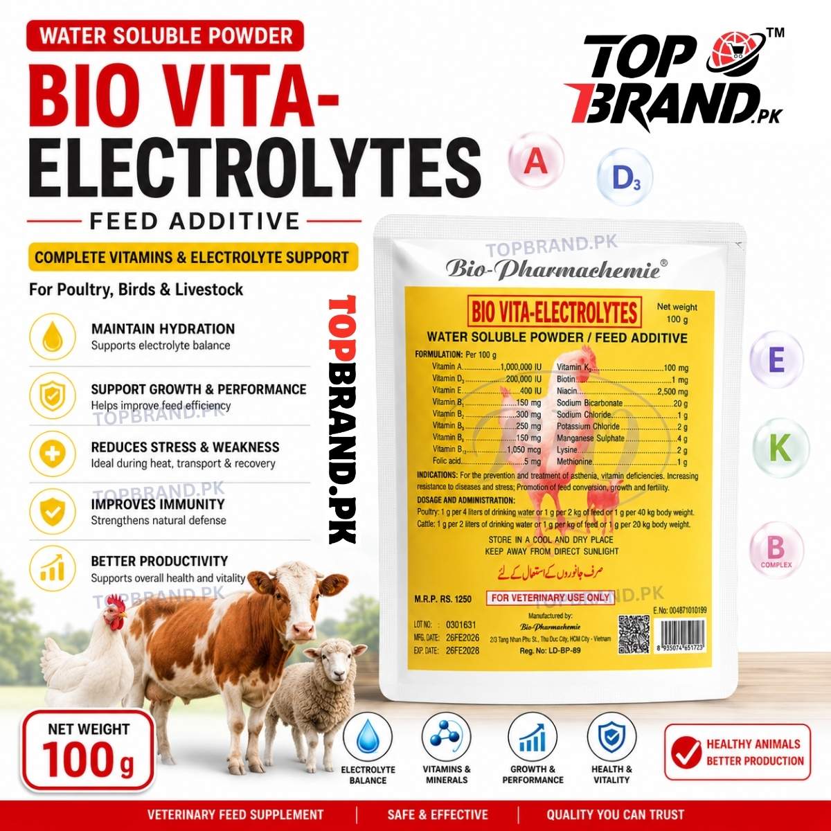 Bio Vita-Electrolytes 100g