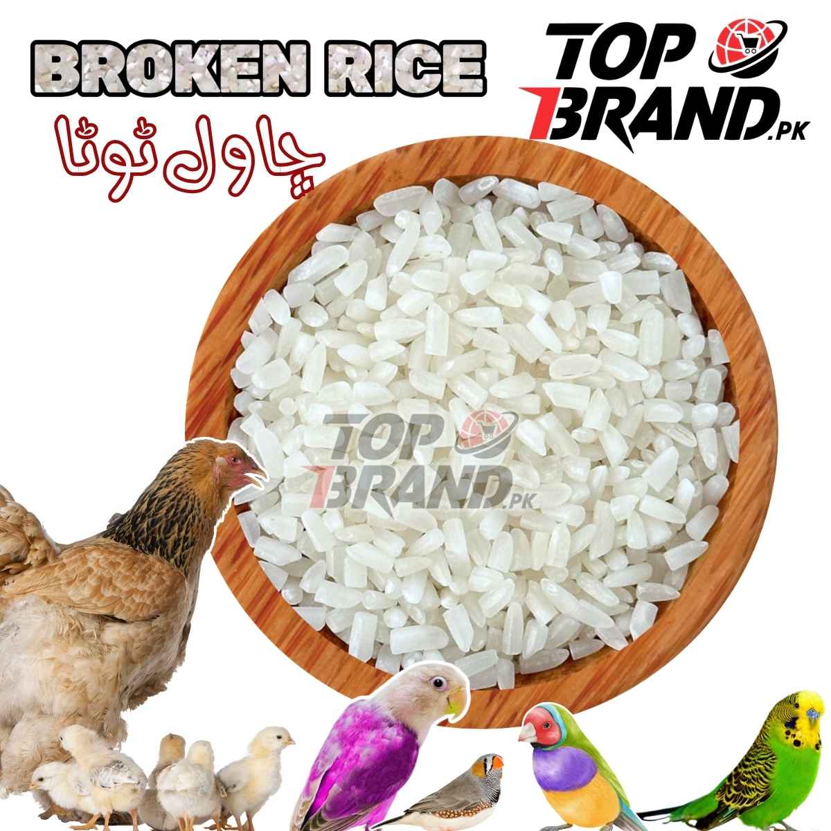 Broken Rice | Chawal Totta | For Birds & Animals