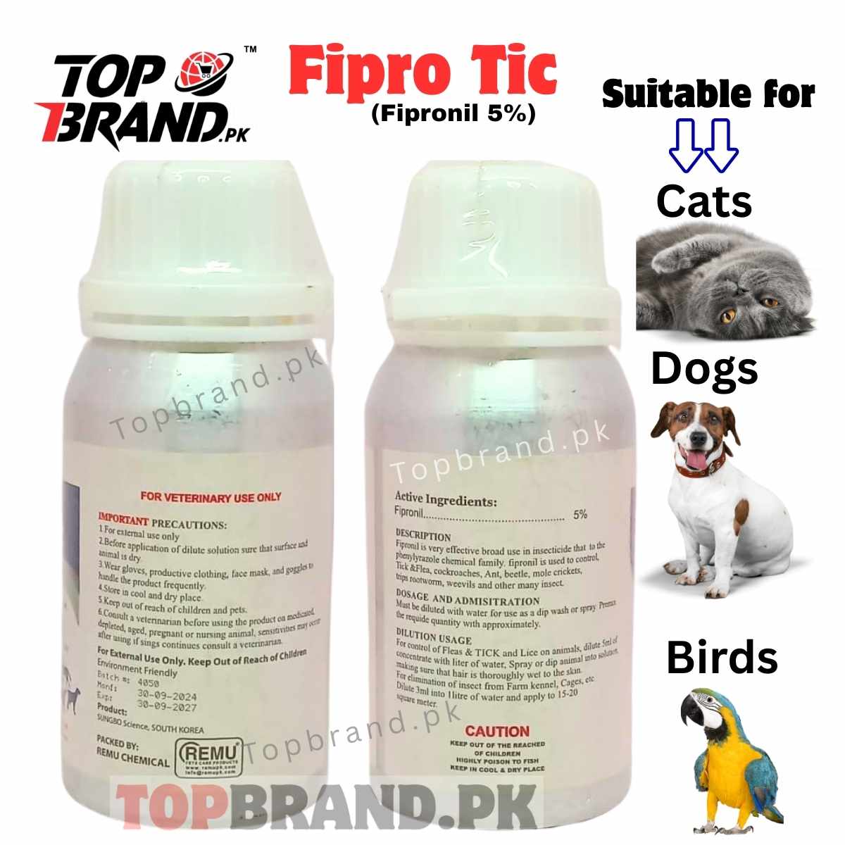 Fipro Tic (Fipronil 5%)