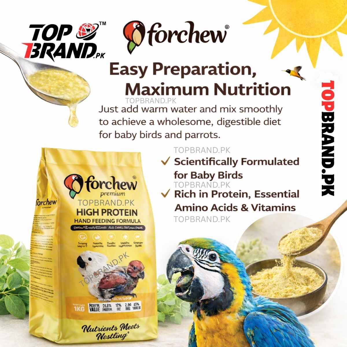 Forchew Hand Feed | High Protein