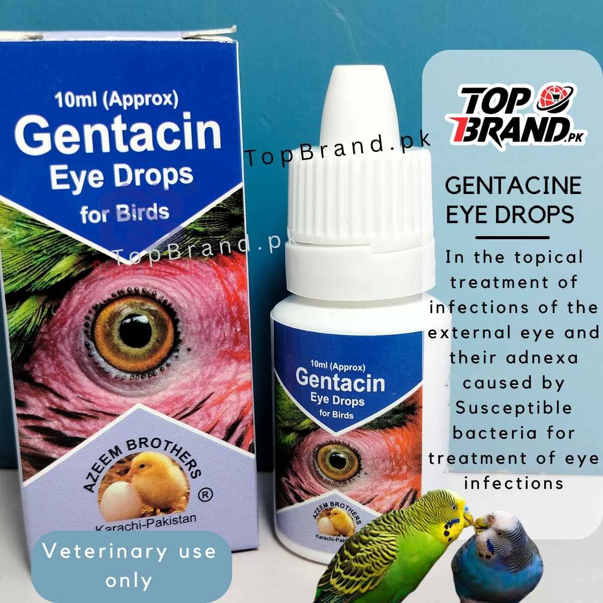Gentacine Eye Drops for Birds