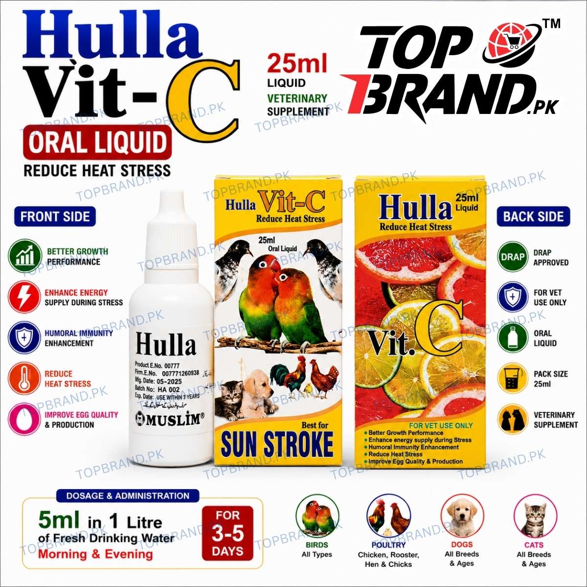 Hulla Vit-C Oral Liquid 25ml