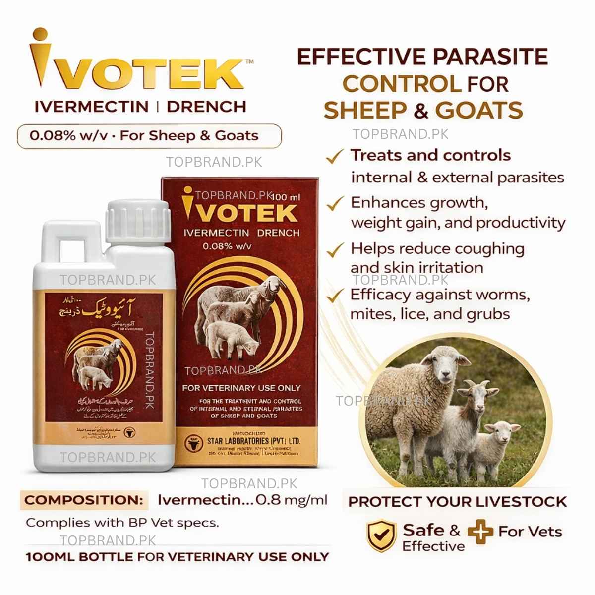 Ivotek Ivermectin Drench 50ml