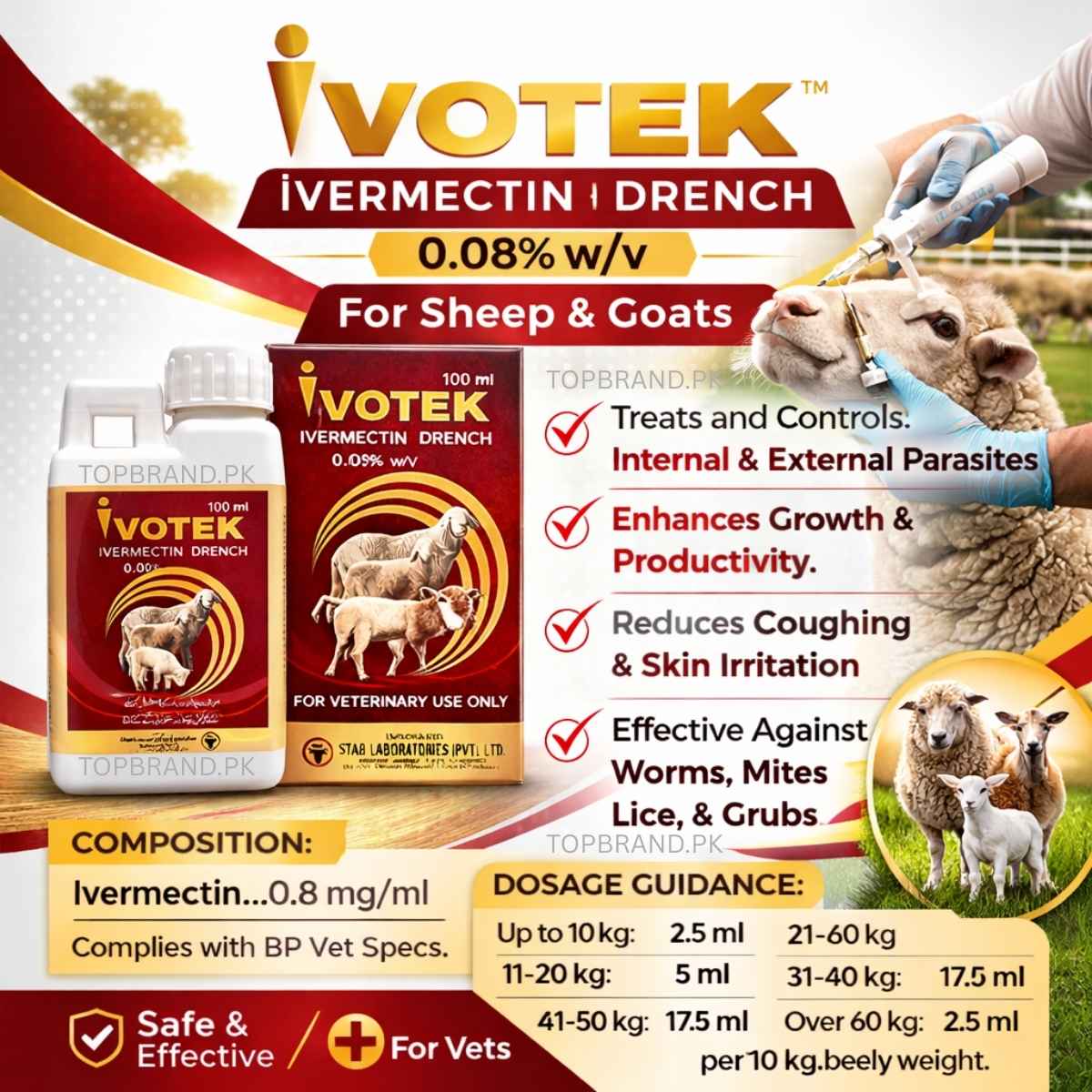 Ivotek Ivermectin Drench 50ml