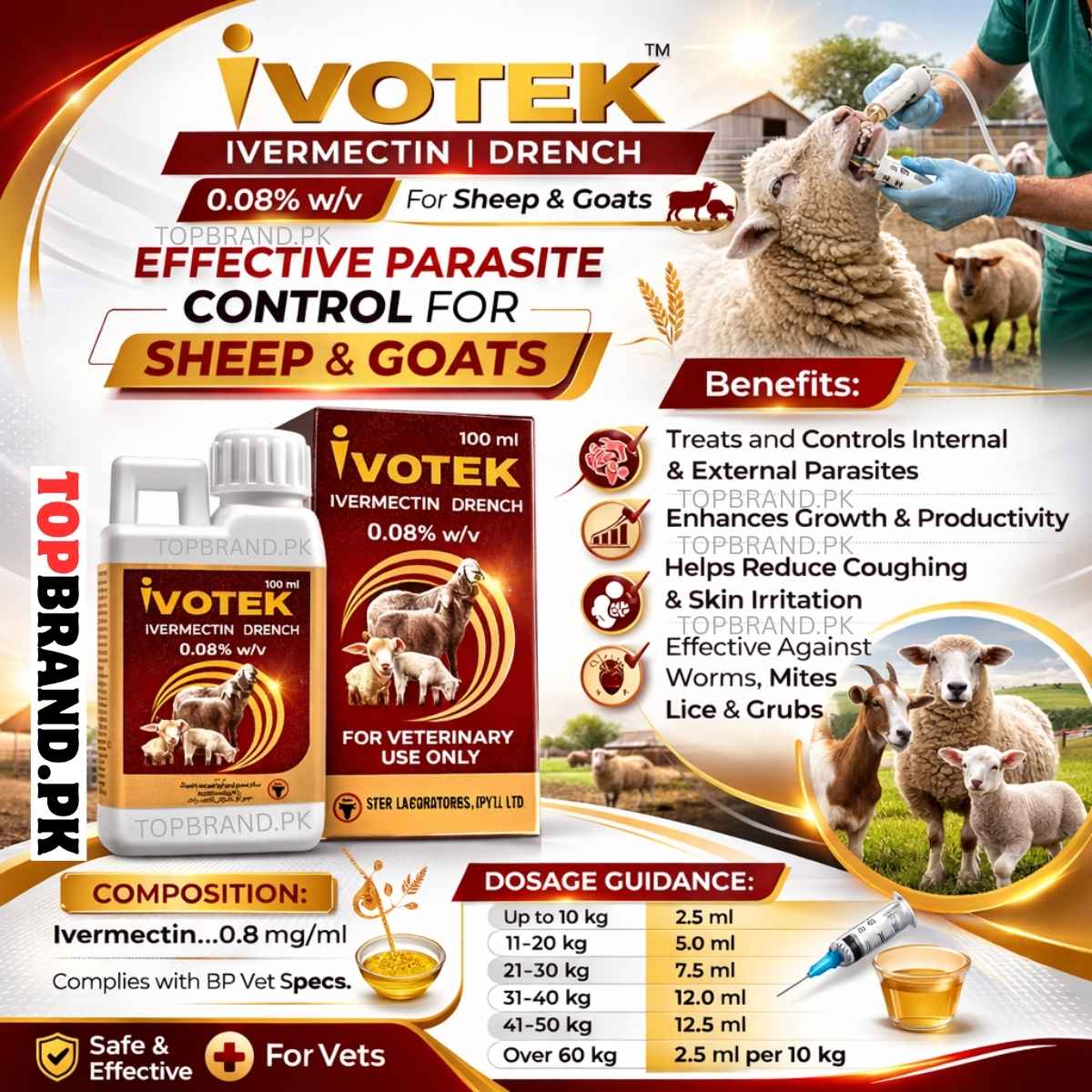 Ivotek Ivermectin Drench 50ml