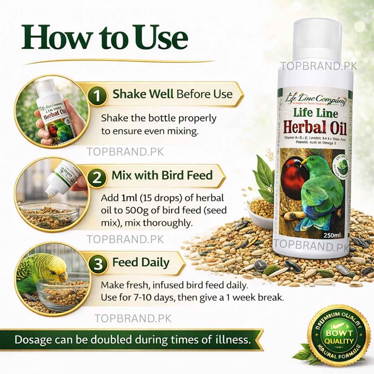 Life Line Herbal Oil (Breeding Oil)