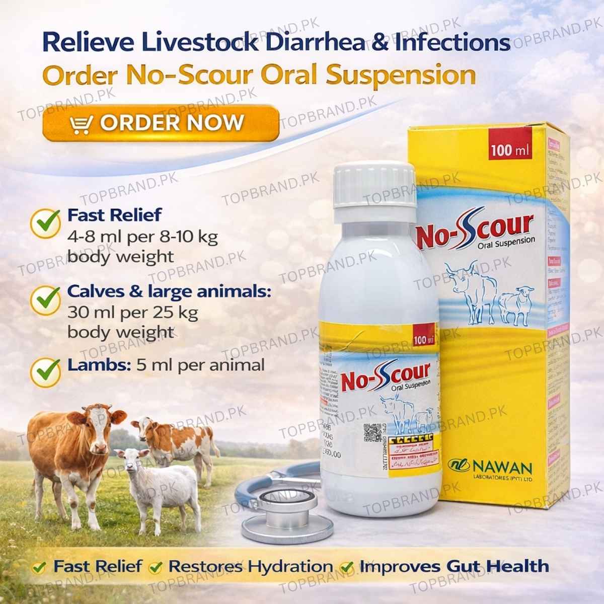 No-Scour Oral Suspension 100ml