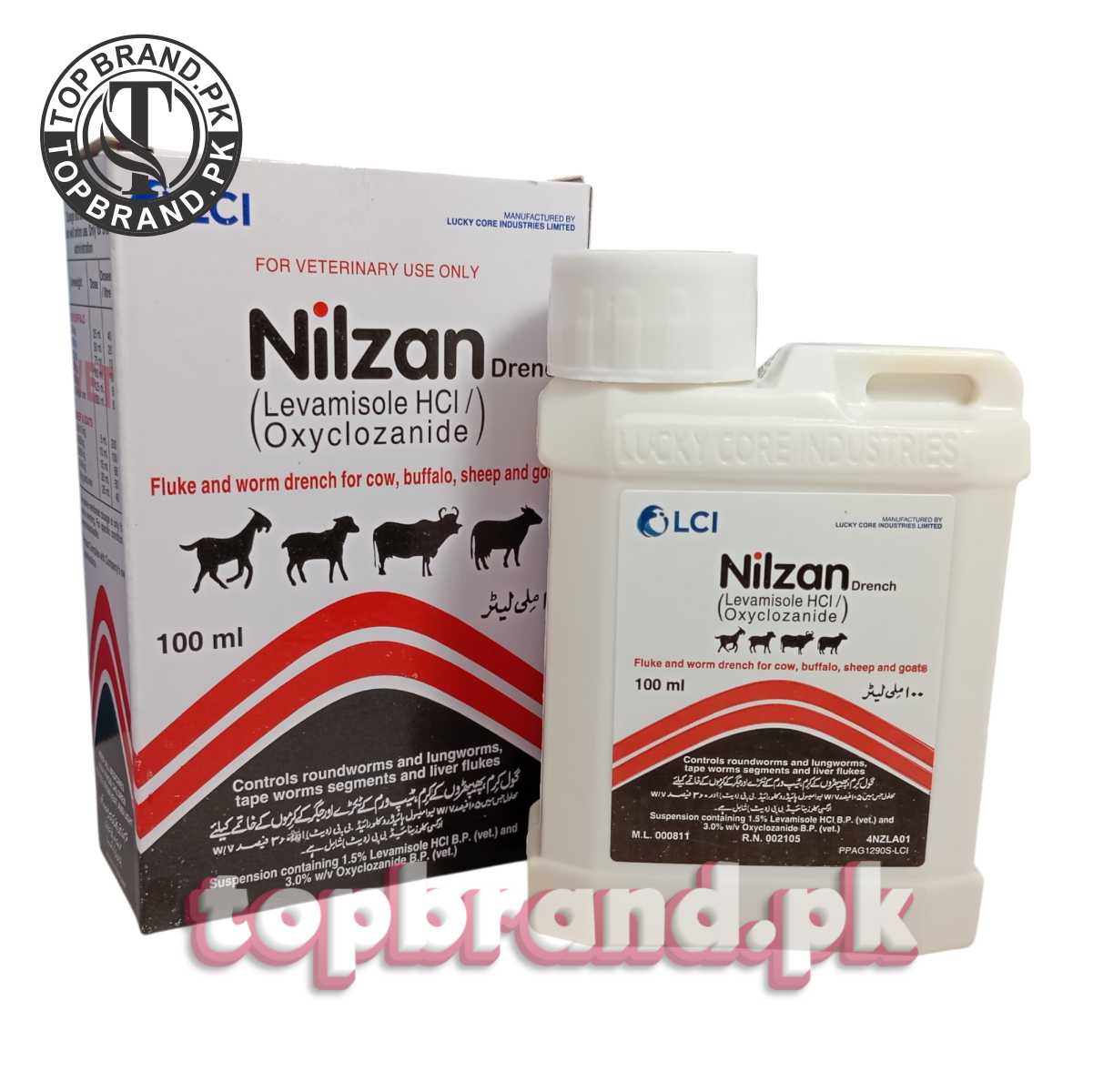 Levamisole 15mg/ml & Oxyclozanide 30mg/ml