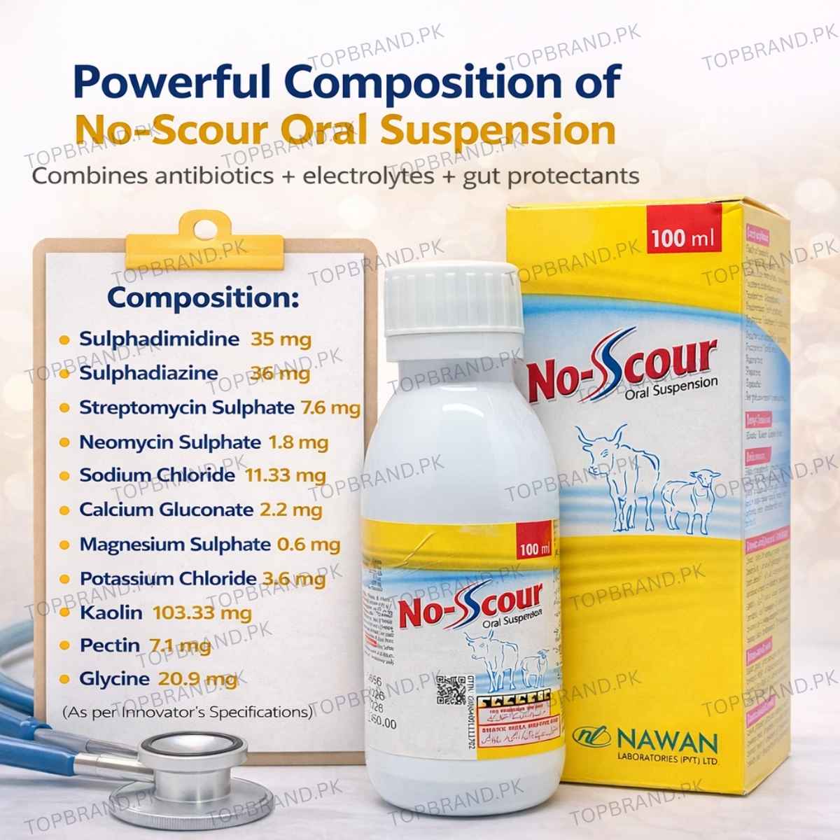 No-Scour Oral Suspension 100ml