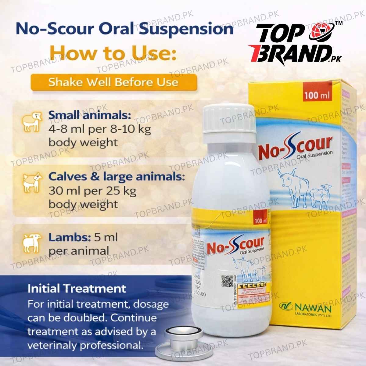 No-Scour Oral Suspension 100ml
