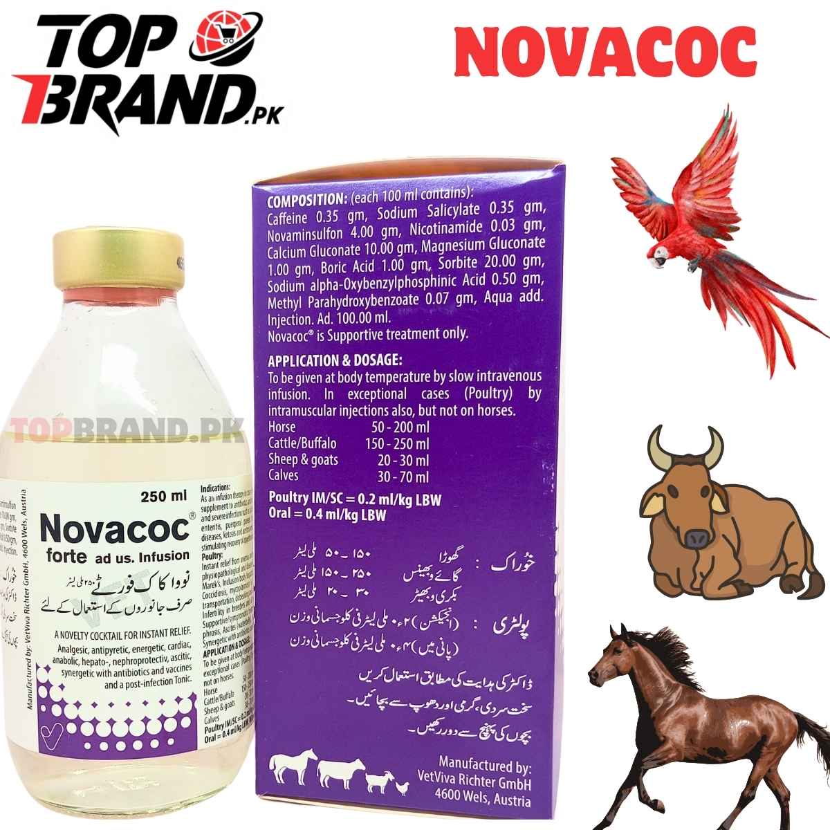 Novacoc Forte ad us. Infusion – 250ml
