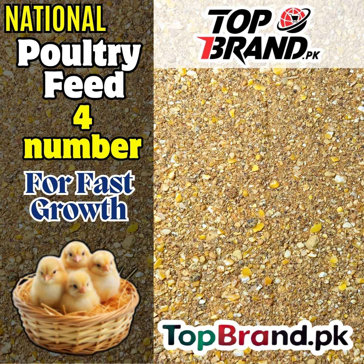 National Poultry Feed 4 Number for fast Growing