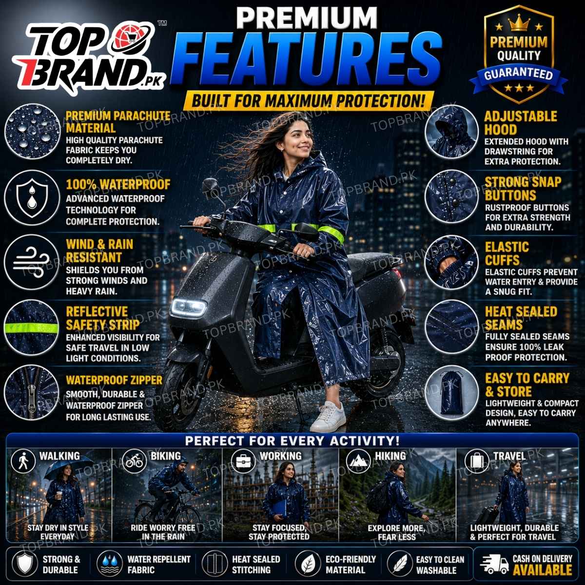 Premium Waterproof Rain Coat for girls
Rain Suit, Rain Coat, Water proof Rain Suit, Premium Quality Rainsuit, Large Size Rain Suit, Top Quality Rain Suit, Premium Quality Rain suit, imported rin suit, imported quality rain suit, high rated rain suit, Water Proof Rain coat, premium quality rain coat, pvc rain coat,imported rain coat,high quality rain coat, Brsati