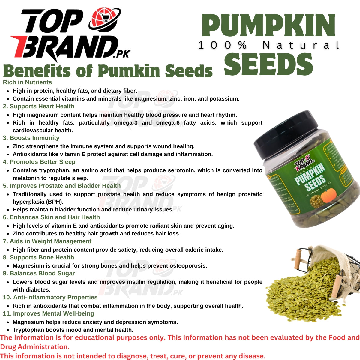 Premium Pumpkin Seeds Without Shells – Nature's Nutritional Powerhouse!