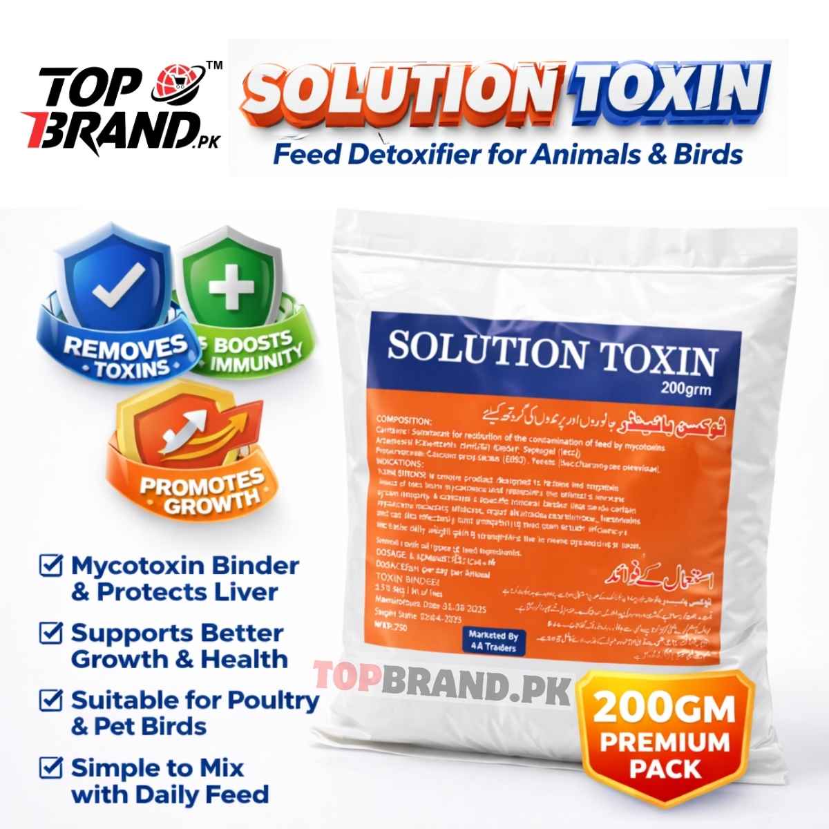 Solution Toxin - Toxin Binder
