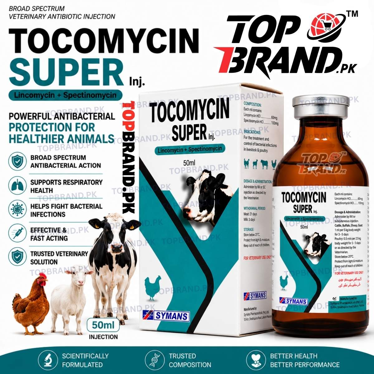 TOCOMYCIN SUPER (Lincomycin + Spectinomycin)