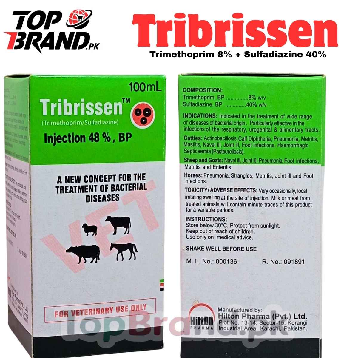 Tribrissen (Trimethoprim + Sulfadiazine)