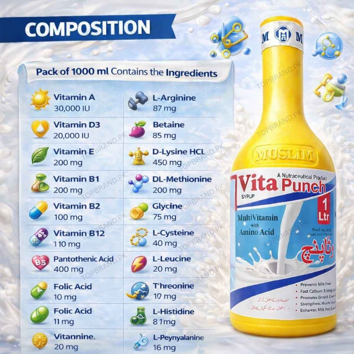 Vita Punch | Meat Growth, Weight Gain and Milk Production Booster