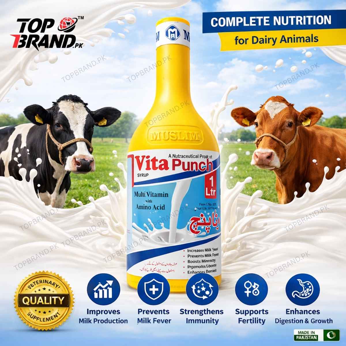 Vita Punch | Meat Growth, Weight Gain and Milk Production Booster