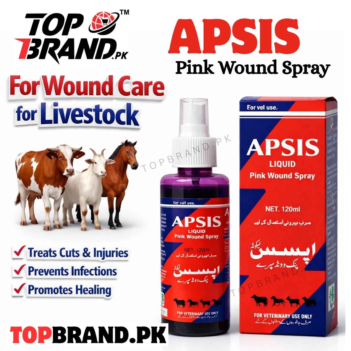 APSIS Pink Wound Spray