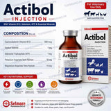 Actibol 50ml Vitamin B12 + Selenium + ATP Veterinary Injection