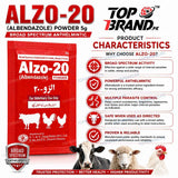 Alzo-20 (Albendazole) Powder 5g