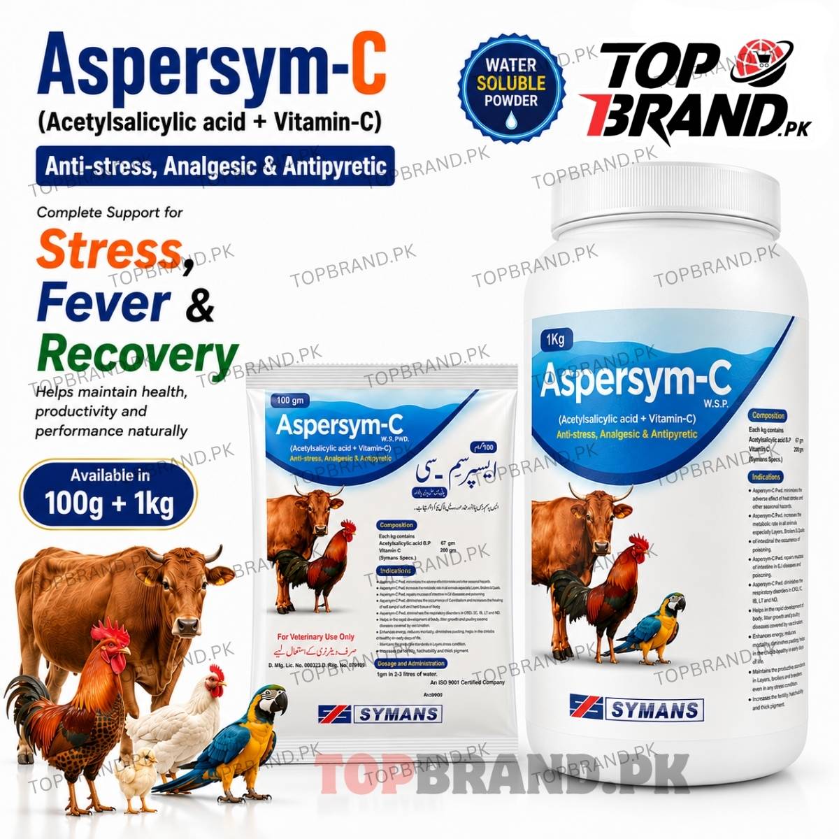 Aspersym-C (Acetylsalicylic Acid + Vitamin C)