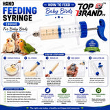 Hand Feeding Syringe (30ml) for Baby Birds