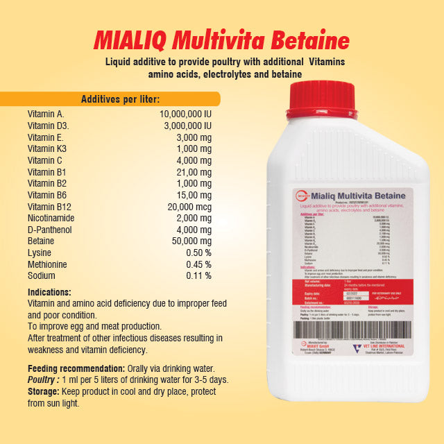 Mialiq Multivita Betaine (Mialiq Multivitamins)