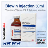 Biowin 50ml – Veterinary Vitamin B12, Selenium & Metabolic Support Formula