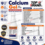 Xperian Pharma Calcium Gel Pro veterinary calcium Supliment  Pakistan  Propylene Glycol  Phosphoric Acid for cows buffaloes goats Liquid calcium feed for dairy animals goat sheep calcium tonic Dicalcium Phosphate Dairy livestock mineral feed supplement calcium supplement for cows Calcium supplement for buffaloes Calcium Propionate Calcium phosphorus supplement for cows Calcium phosphorus magnesium animal feed 
Calcium Lactate Calcium Gluconate  Calcium Gel Pro calcium bypass fat 84