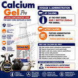 Xperian Pharma Calcium Gel Pro veterinary calcium Supliment  Pakistan  Propylene Glycol  Phosphoric Acid for cows buffaloes goats Liquid calcium feed for dairy animals goat sheep calcium tonic Dicalcium Phosphate Dairy livestock mineral feed supplement calcium supplement for cows Calcium supplement for buffaloes Calcium Propionate Calcium phosphorus supplement for cows Calcium phosphorus magnesium animal feed 
Calcium Lactate Calcium Gluconate  Calcium Gel Pro calcium bypass fat 84