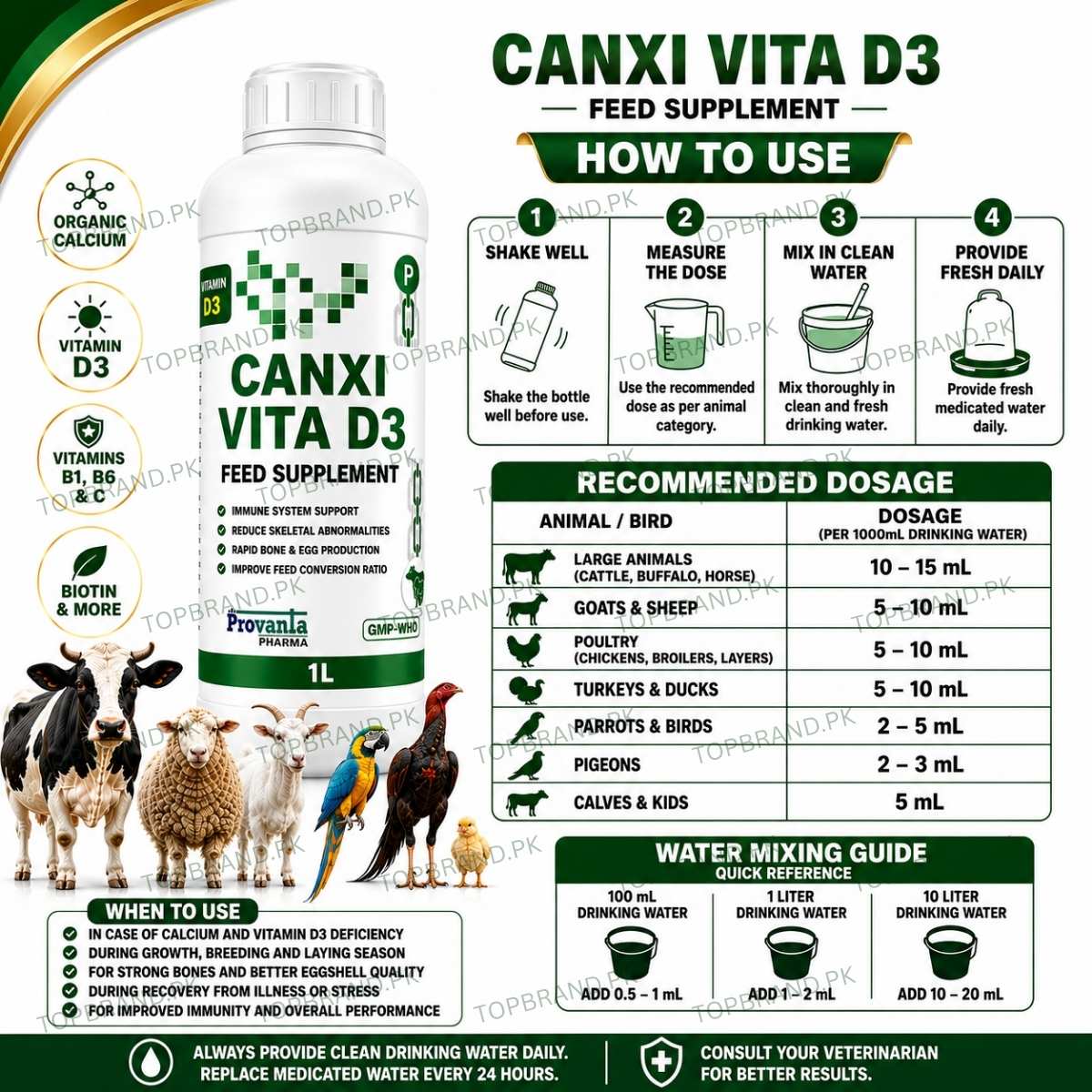 CANXI VITA D3 1 litter