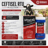 Ceftisel RTU Injection 50ml – (Ceftiofur Hydrochloride)