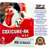 Coxicure-AK | Complete Treatment for Coccidiosis, Fowl Cholera, With Sulphaquinoxaline, Vitamins A & K3
