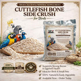 Cuttlefish Bone Side Crush (800g) for Birds – High Calcium Mineral Source for Birds & Pets