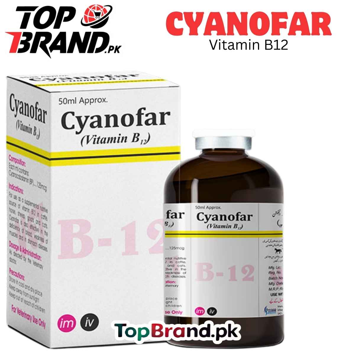 Cyanofar (Vitamin B12) Inj. – Essential Nutrition for Birds and Animals