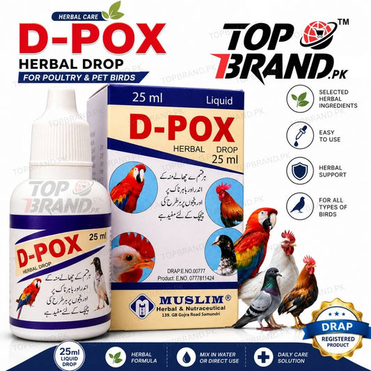 D-POX Herbal Drops 25ml for Poultry & Birds