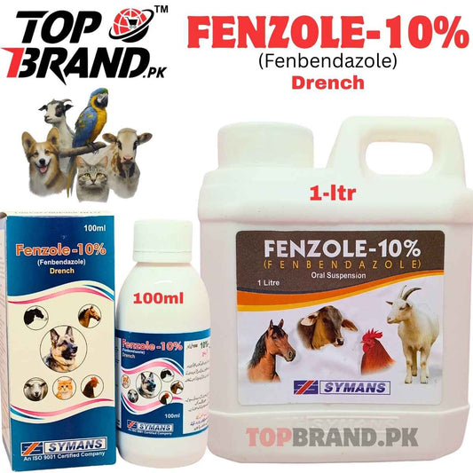 Fenzole 10% (Fenbendazole 10%) Drench - for Effective Deworming in Animals