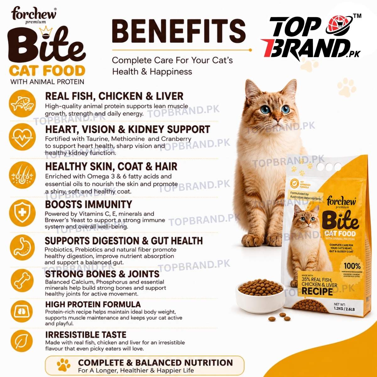 Forchew Premium Bite Cat Food