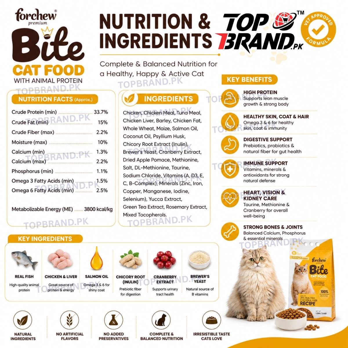 Forchew Premium Bite Cat Food