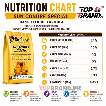 Forchew Sun Conure Special Hand Feeding Formula