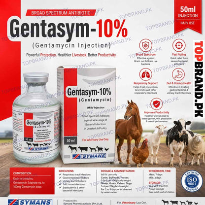 Gentasym- (Gentamycin 10%) 50ml