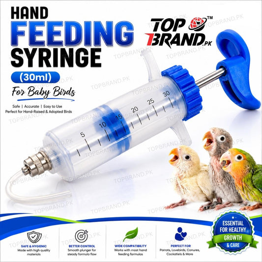 Hand Feeding Syringe (30ml) for Baby Birds