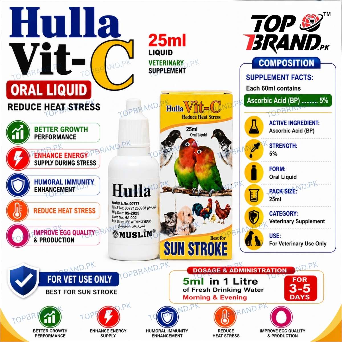 Hulla Vit-C Oral Liquid 25ml