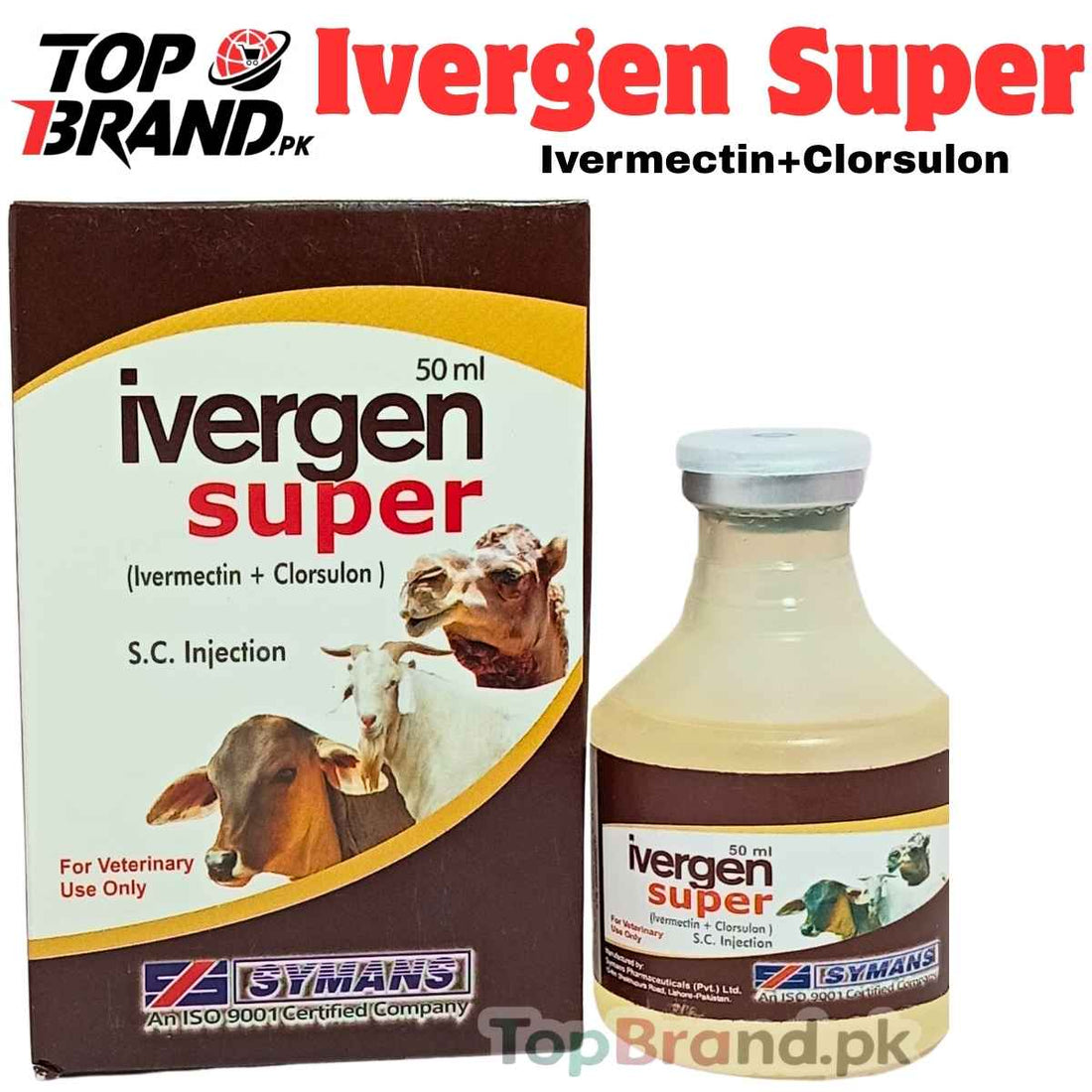 Ivergen Super Inj. Ivermectin + Clorsulon– Top Brand