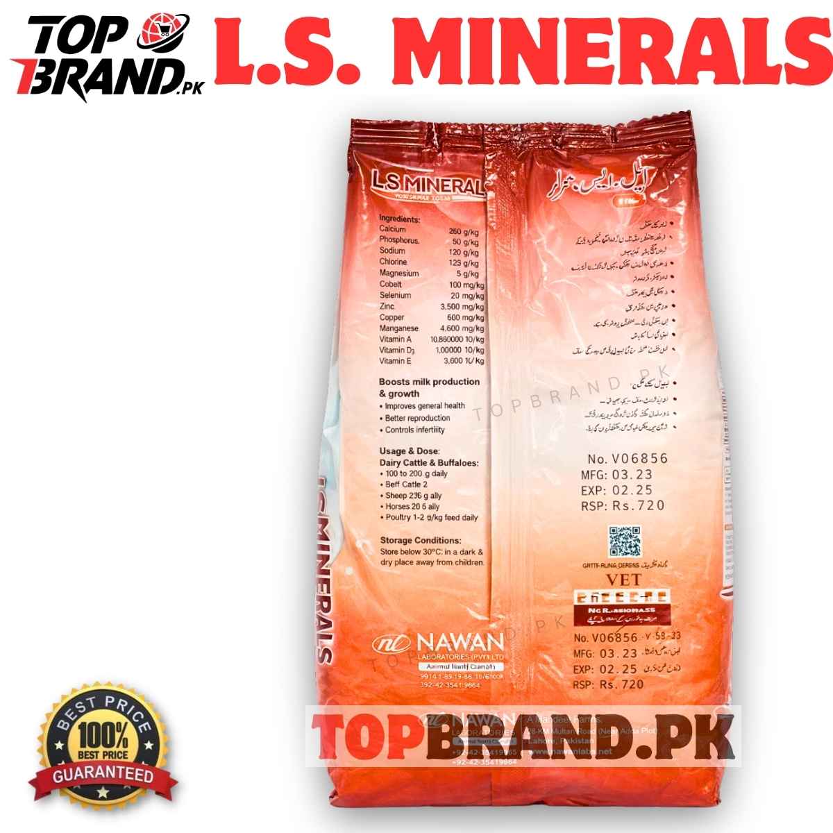 L.S MINERALS Vitamins for milk production  Minerals Mixture for live stock  Minerals Mixture for goat Minerals Mixture for cows Minerals Mixture Minerals for Cow Milton milk yield booster for cows milk production booster for Goat milk production booster for cows milk production booster for Buffalo milk booster meat growth supplement for  LIvestock meat gainer for qurbani janwar Livestock Minerals Mixture livestock growth supplement increase milk production in cows 