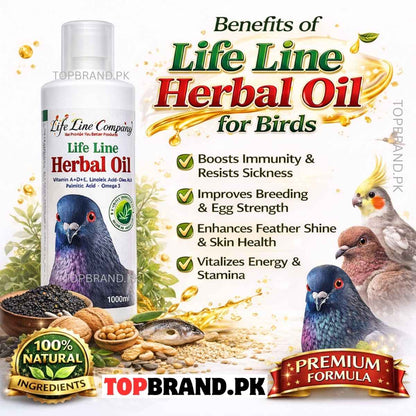 Life Line Herbal Oil for Pigeons