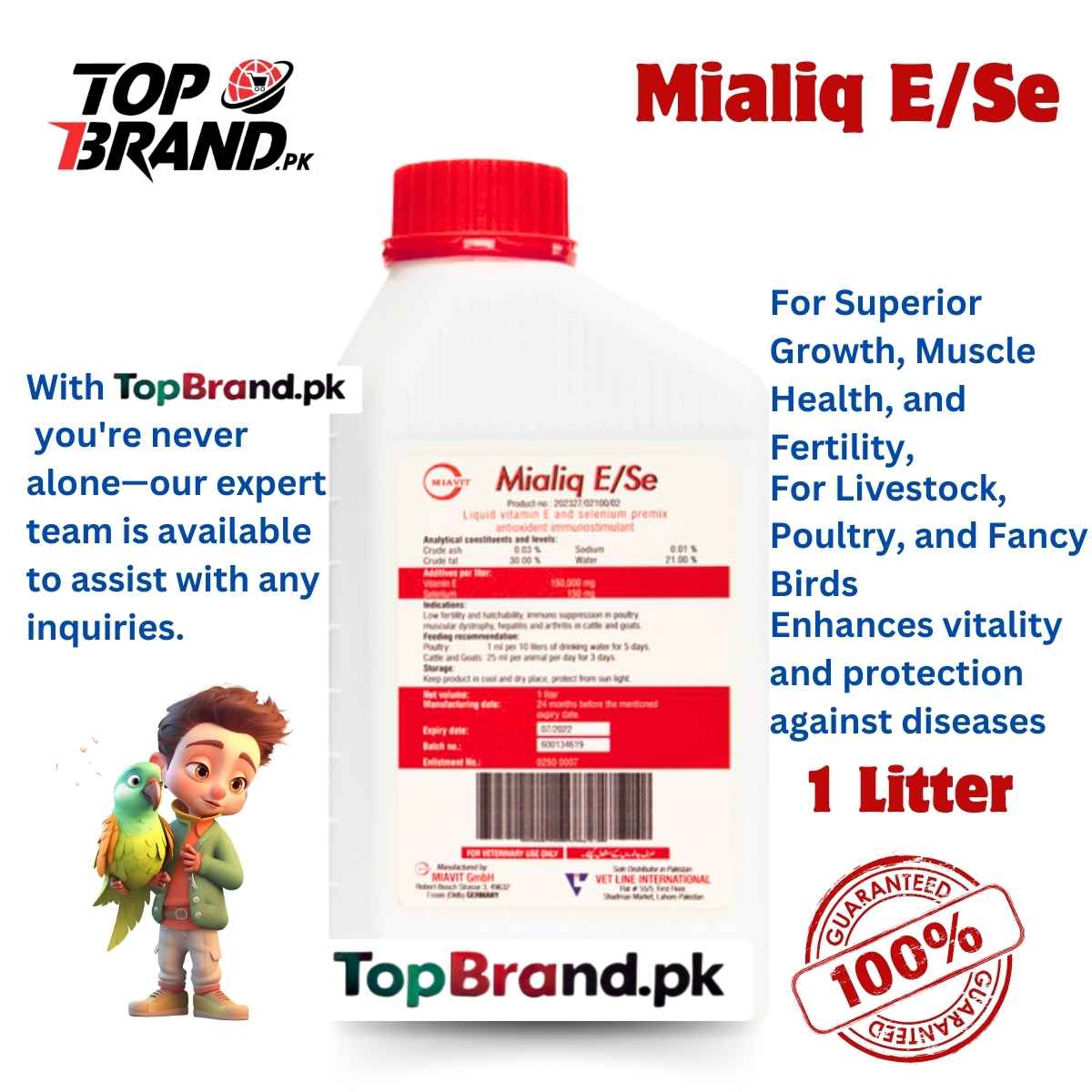 Mialiq E/Se | Boost Fertility & Immunity with Vitamin E & Selenium